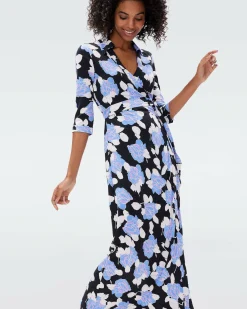 Best Diane von Furstenberg Abigail Silk Jersey Maxi Wrap Dress