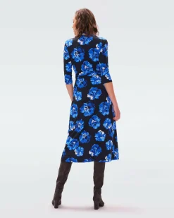 Discount Diane von Furstenberg Abigail Silk Jersey Wrap Dress