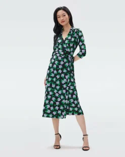 Discount Diane von Furstenberg Abigail Silk Jersey Wrap Dress