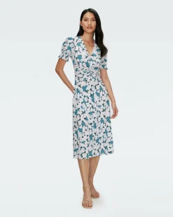 New Diane von Furstenberg Anaba Short Sleeve Dress