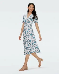 New Diane von Furstenberg Anaba Short Sleeve Dress