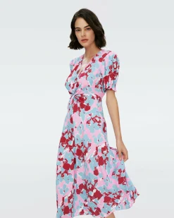 Best Diane von Furstenberg Anaba Short Sleeve Dress