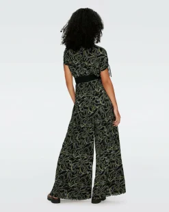 Online Diane von Furstenberg Andra Mesh Jumpsuit