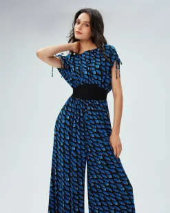 Discount Diane von Furstenberg Andra Mesh Jumpsuit