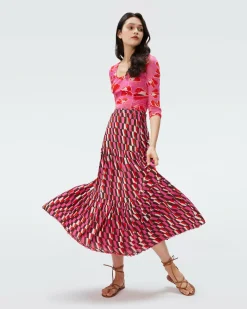 Fashion Diane von Furstenberg Austria Reversible Mesh Skirt