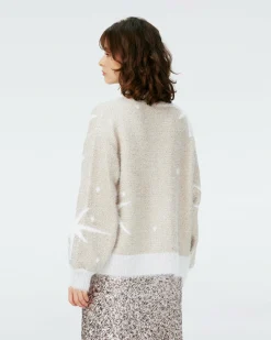 Clearance Diane von Furstenberg Avalon Knit Jacquard Cardigan