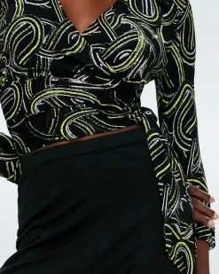 Fashion Diane von Furstenberg Bobbie Wrap Top