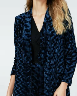 Outlet Diane von Furstenberg Chiana Velvet Jacket