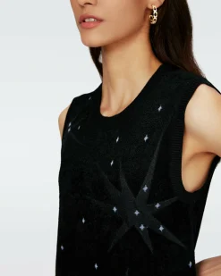 Fashion Diane von Furstenberg Claudina Knit Jacquard Dress