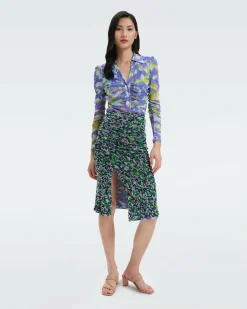 Sale Diane von Furstenberg Dariella Reversible Mesh Skirt