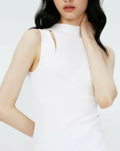 New Diane von Furstenberg Dvf Artemesia Top In Ivory