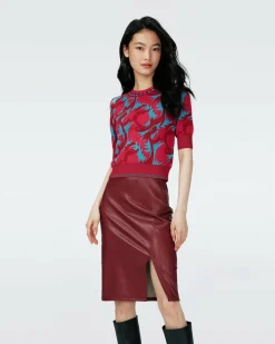 Best Diane von Furstenberg Dvf Hudson Sweater In Dragon Jade