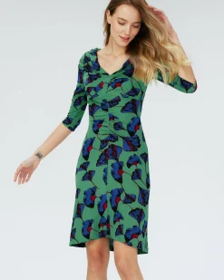 Online Diane von Furstenberg Dvf Jim Dress In Falling Gingko Venus Gn Med