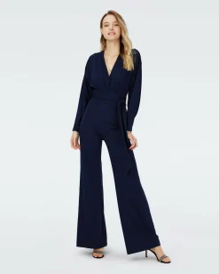 Best Diane von Furstenberg Dvf Marilou Jumpsuit In Midnight