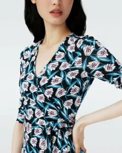 Fashion Diane von Furstenberg Dvf New Julian Two Dress In Fortune Vine Ivory