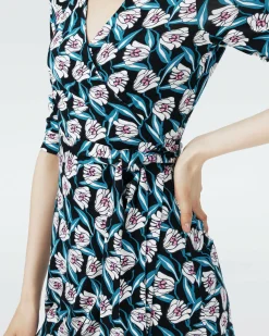 Fashion Diane von Furstenberg Dvf New Julian Two Dress In Fortune Vine Ivory