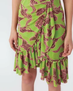 Discount Diane von Furstenberg Eldoris Midi Mesh Dress