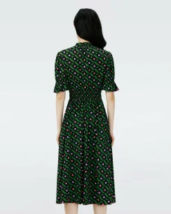 Clearance Diane von Furstenberg Erica Cotton Midi Dress