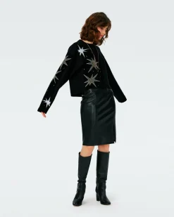 Best Diane von Furstenberg Fabiola Knit Jacquard Top