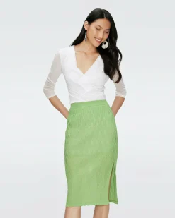 Hot Diane von Furstenberg Gisele Knit Jacquard Skirt