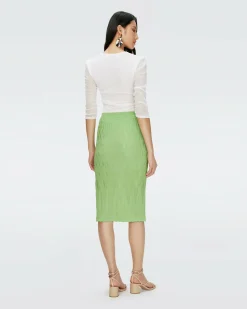 Hot Diane von Furstenberg Gisele Knit Jacquard Skirt