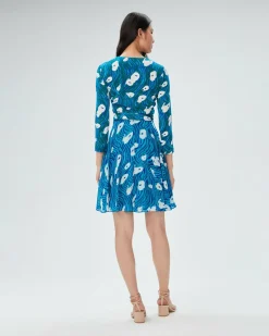 Hot Diane von Furstenberg Irina Silk Jersey Wrap Dress