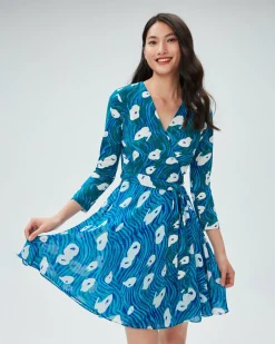 Hot Diane von Furstenberg Irina Silk Jersey Wrap Dress