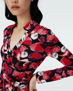 Outlet Diane von Furstenberg Jeanne Silk Jersey Wrap Dress