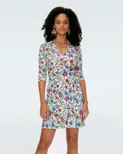 Outlet Diane von Furstenberg Jeanne Silk Jersey Wrap Dress