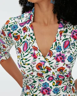 Outlet Diane von Furstenberg Jeanne Silk Jersey Wrap Dress