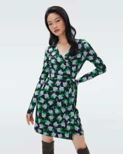 Discount Diane von Furstenberg Julian Silk Jersey Wrap Dress