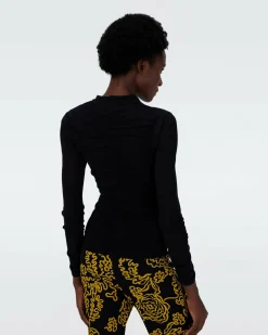 Sale Diane von Furstenberg Julie Mesh Top