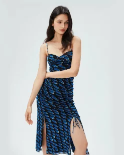 Outlet Diane von Furstenberg Lester Mesh Dress