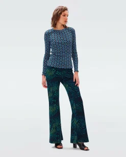 Fashion Diane von Furstenberg Logan Reversible Mesh Top
