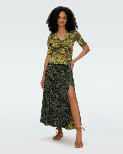 Online Diane von Furstenberg Louis Reversible Mesh Skirt