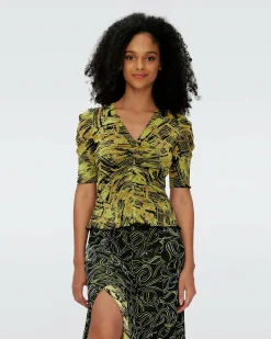 Clearance Diane von Furstenberg Melisse Reversible Mesh Top