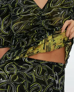 Clearance Diane von Furstenberg Melisse Reversible Mesh Top