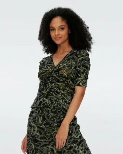 Clearance Diane von Furstenberg Melisse Reversible Mesh Top
