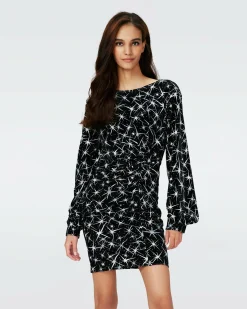 New Diane von Furstenberg Mimi Velvet Dress