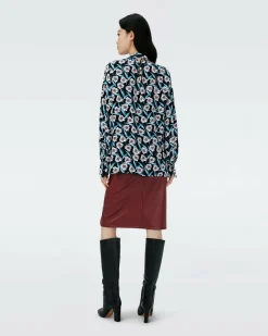 New Diane von Furstenberg Olive Top