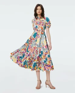 Hot Diane von Furstenberg Queena Cotton Dress
