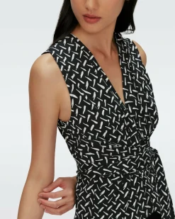 Sale Diane von Furstenberg Rachael Wrap Top
