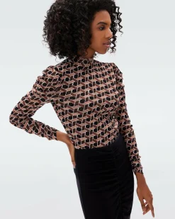 Outlet Diane von Furstenberg Remy Mesh Top
