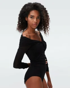 Hot Diane von Furstenberg Salem Mesh Bodysuit