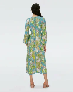 New Diane von Furstenberg Scott Midi Dress