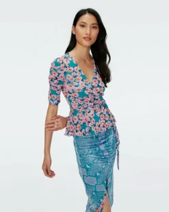 Fashion Diane von Furstenberg Siera Reversible Mesh Top