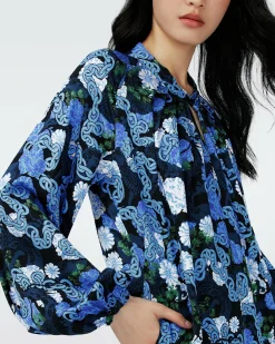 Discount Diane von Furstenberg Silka Dress In Dragon Dance