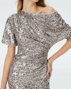 Best Diane von Furstenberg Wittrock Sequin Dress